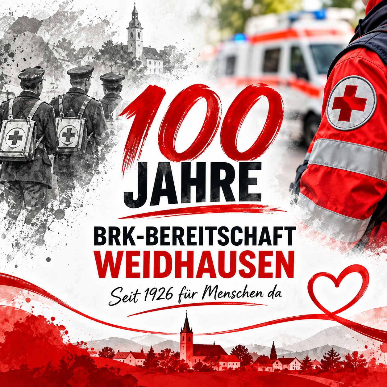 100 Jahre da, wenn Menschen Hilfe brauchen
