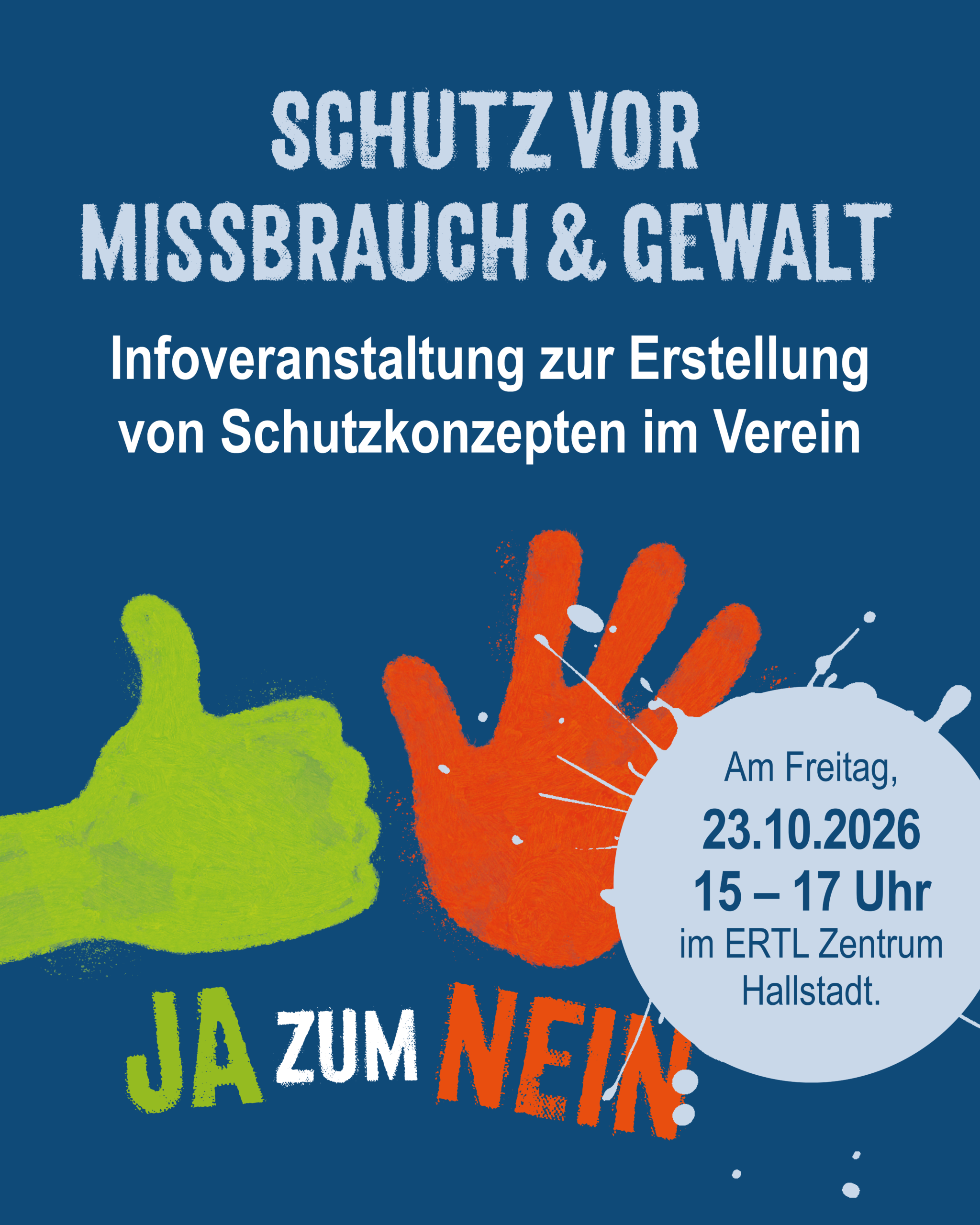 Schutzkonzepte im Verein: Infoveranstaltung in Hallstadt