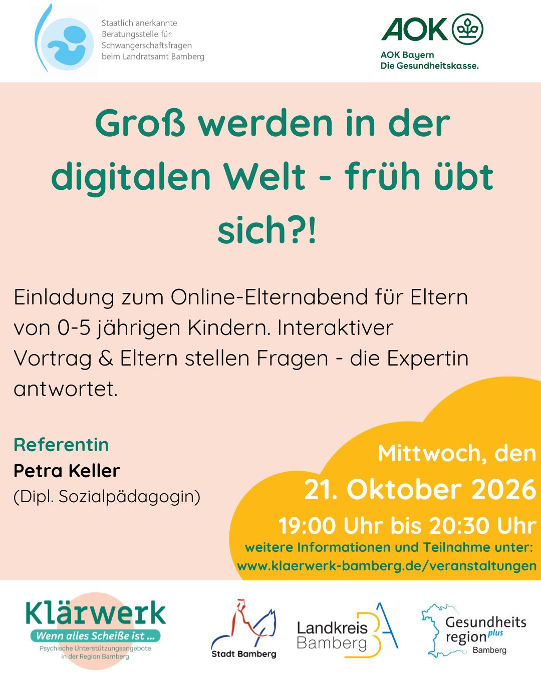 Groß werden in der digitalen Welt: Kostenloser Online-Elternabend für Familien