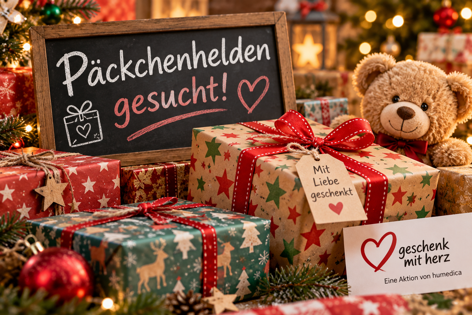 Päckchenhelden gesucht: Weihnachtsfreude für Kinder schenken