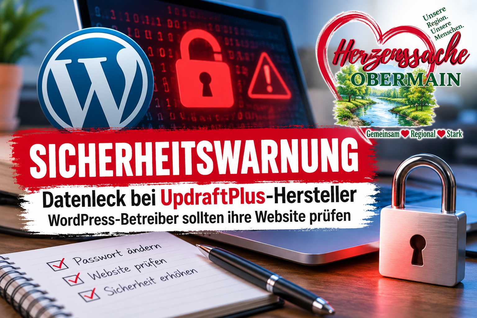 Sicherheitswarnung: Datenleck bei UpdraftPlus-Hersteller – WordPress-Betreiber sollten ihre Website prüfen