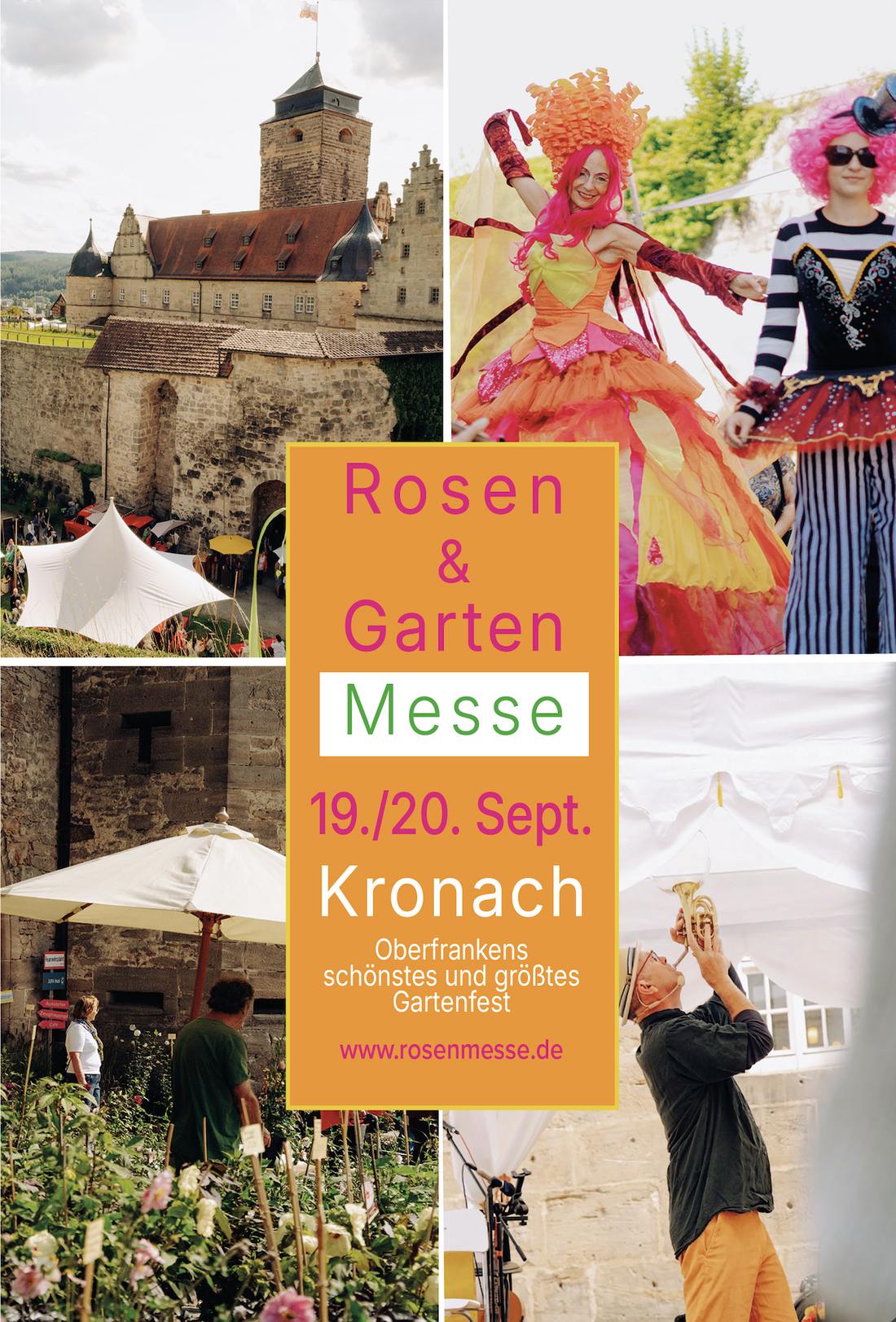 Wenn die Festung Rosenberg zum Rosengarten wird